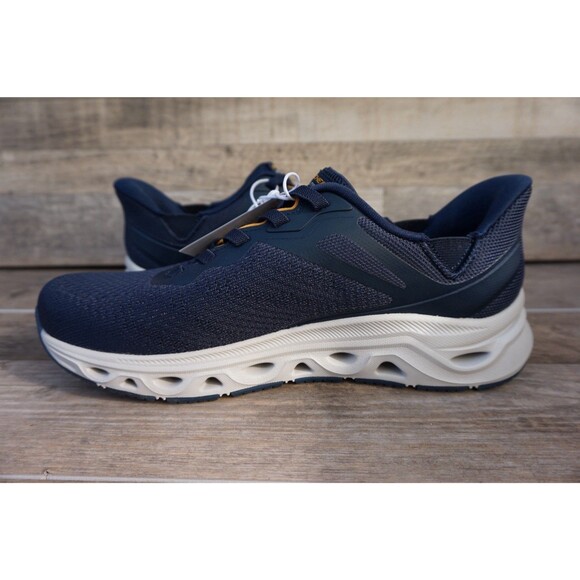Skechers Swift Fit Hands Free Sneakers Men’s 9.5 Navy Memory Foam Shoes New main image 8